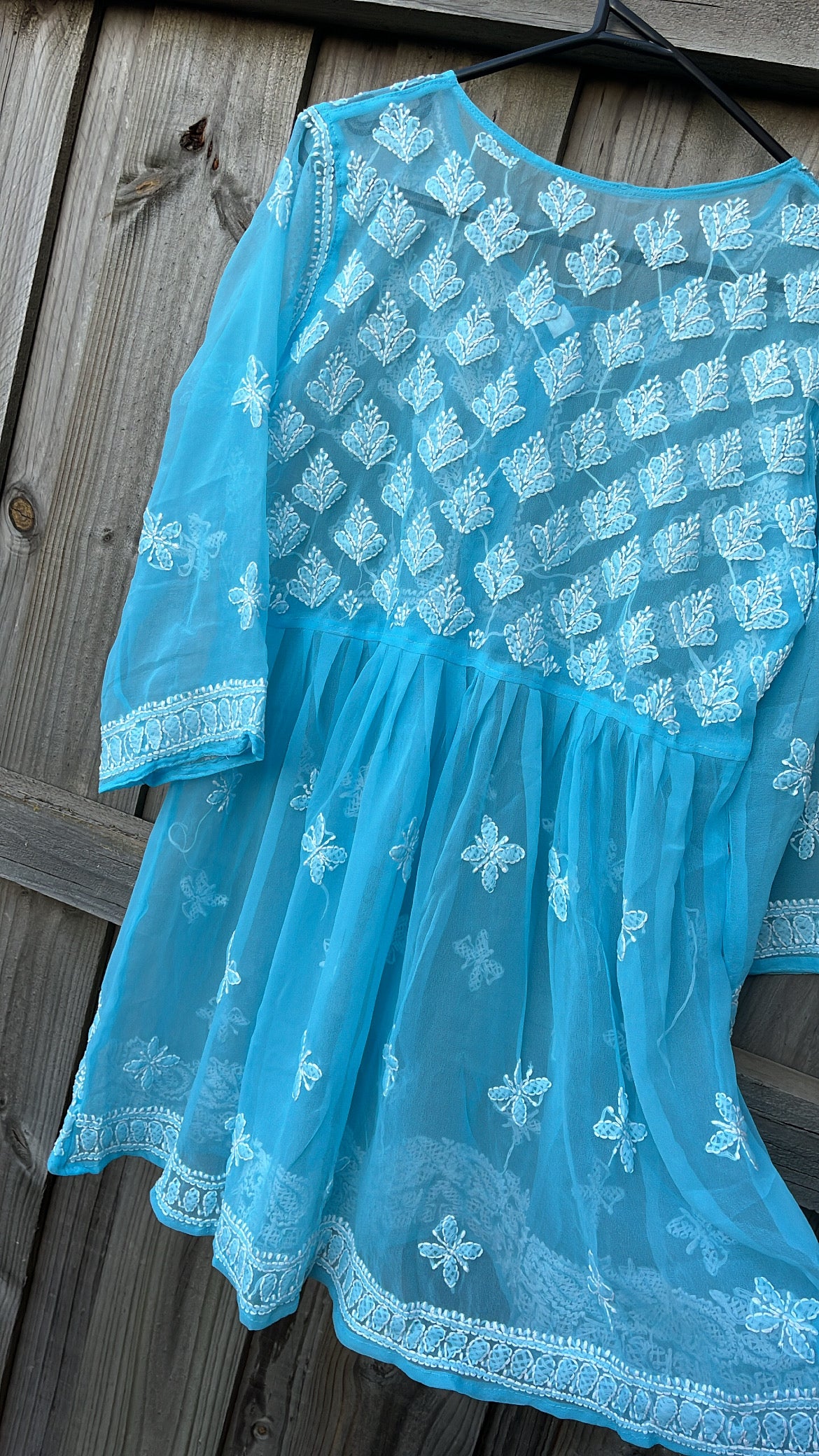 Divya Chikankari short Kurtis ( Colours available )