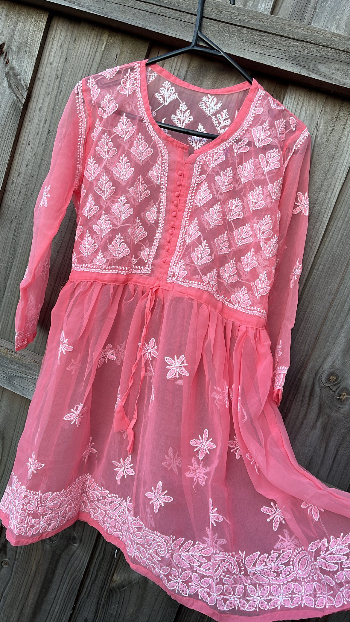 Divya Chikankari short Kurtis ( Colours available )