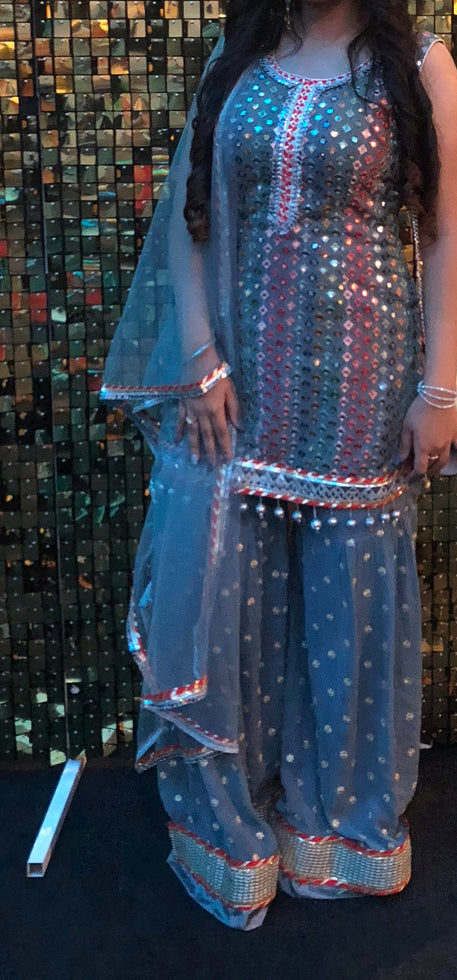 Georgette Gottapatti Suit