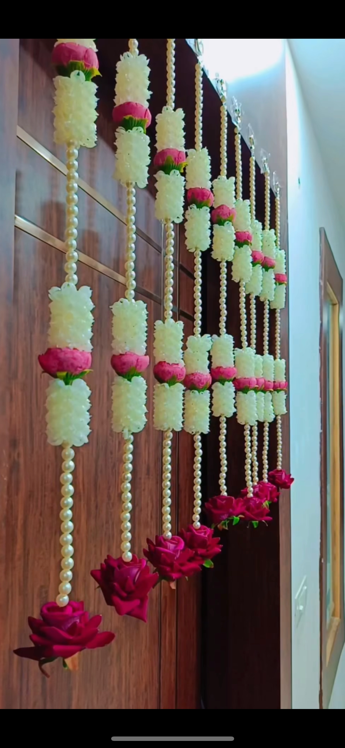 Rose Pearl Hangings