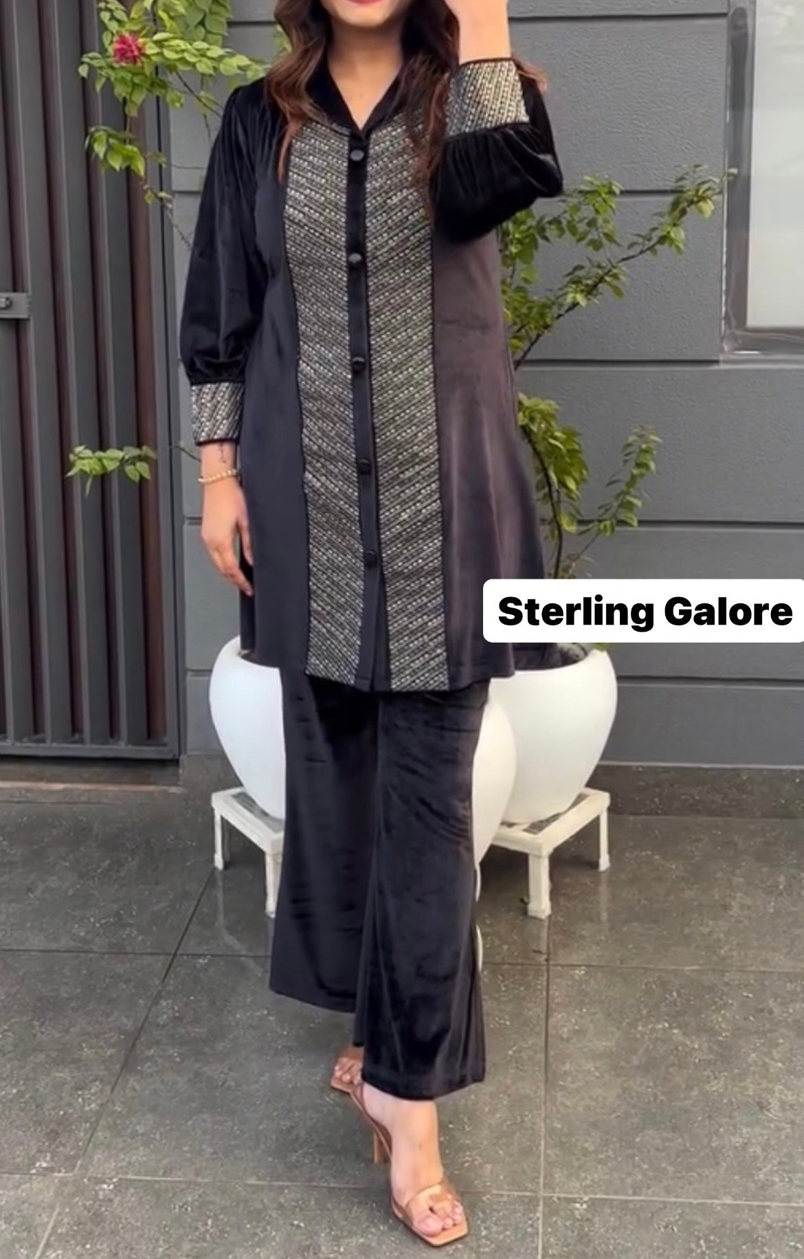 Velvet co-ord set