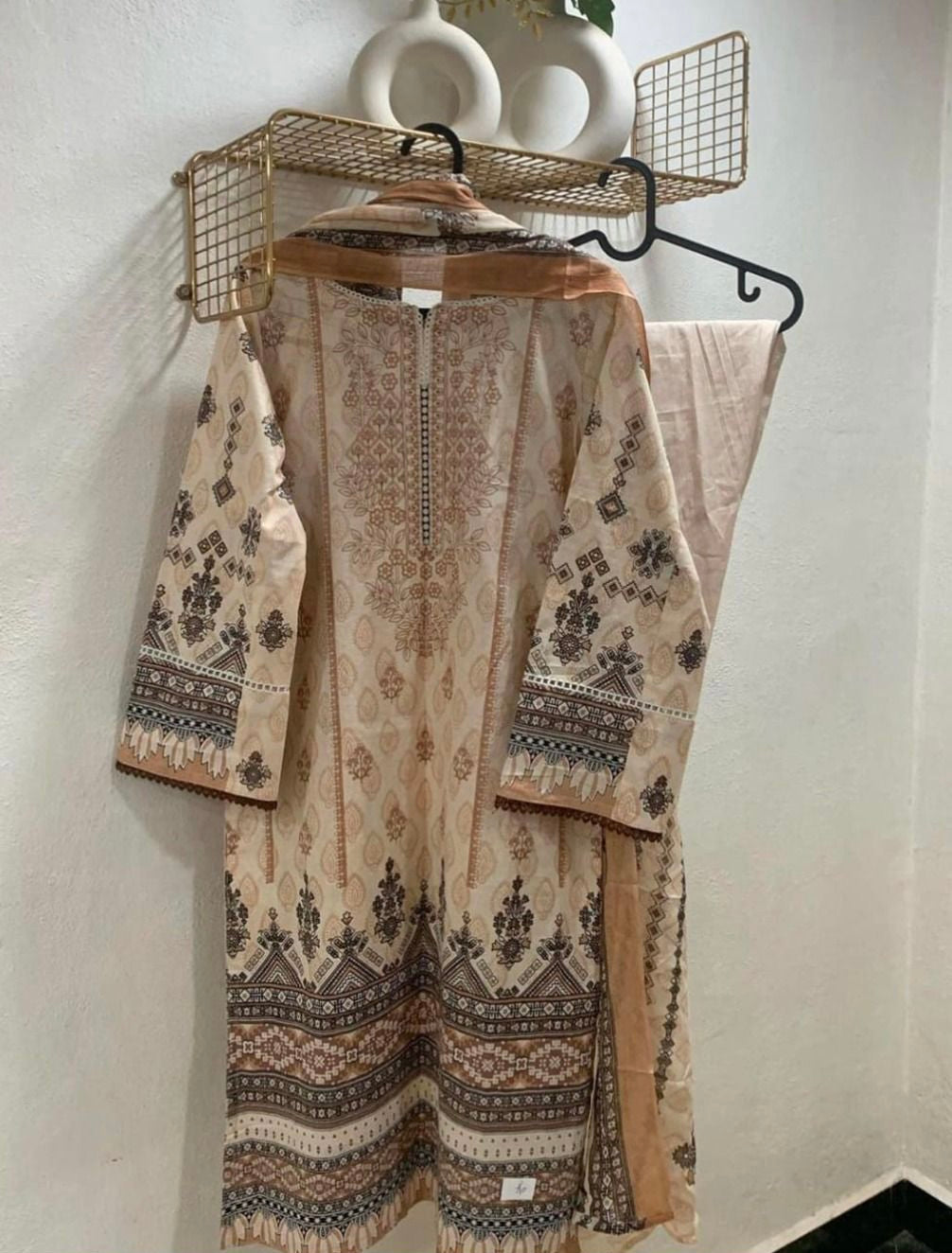 Pakistani style cotton suit