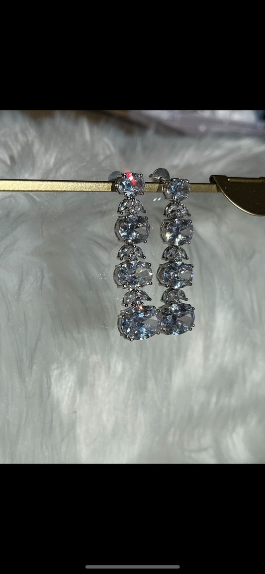 Areya (American diamond earrings)