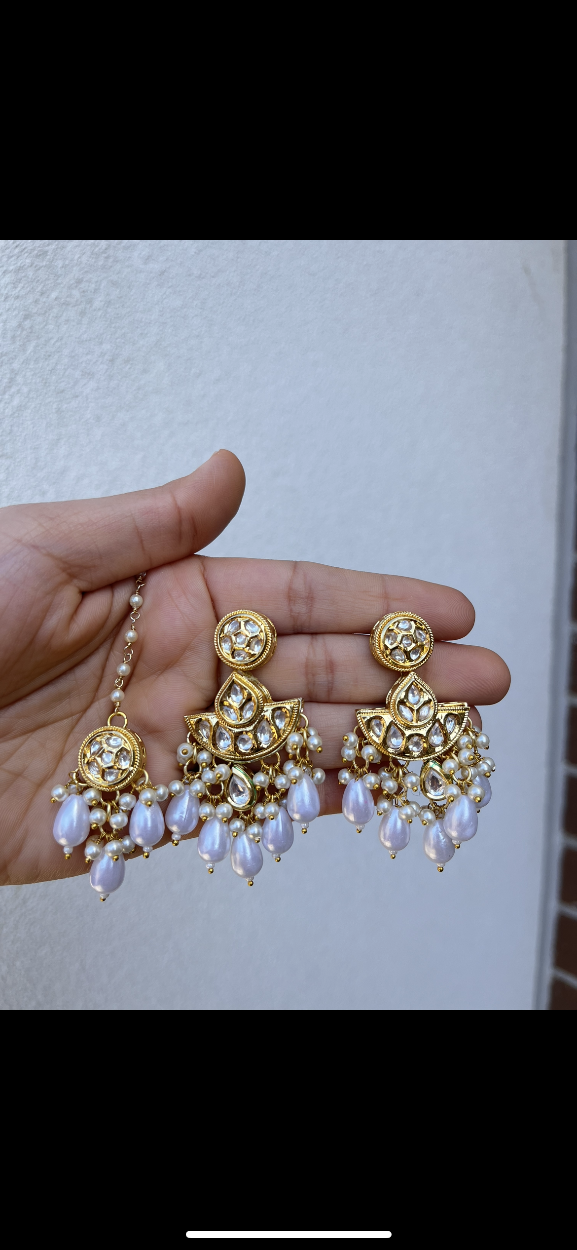 Sophia ( Crystal Kundan set)(Colours available)