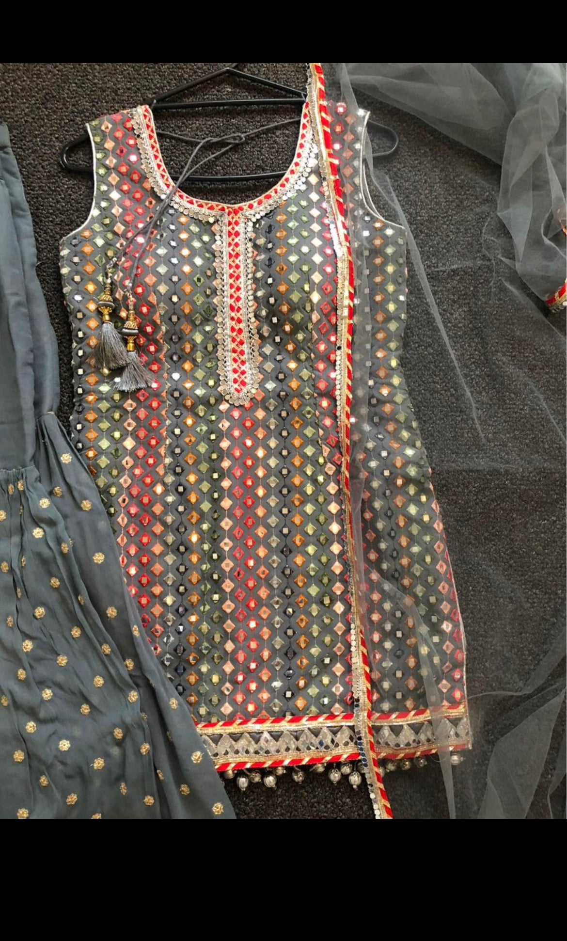 Georgette Gottapatti Suit