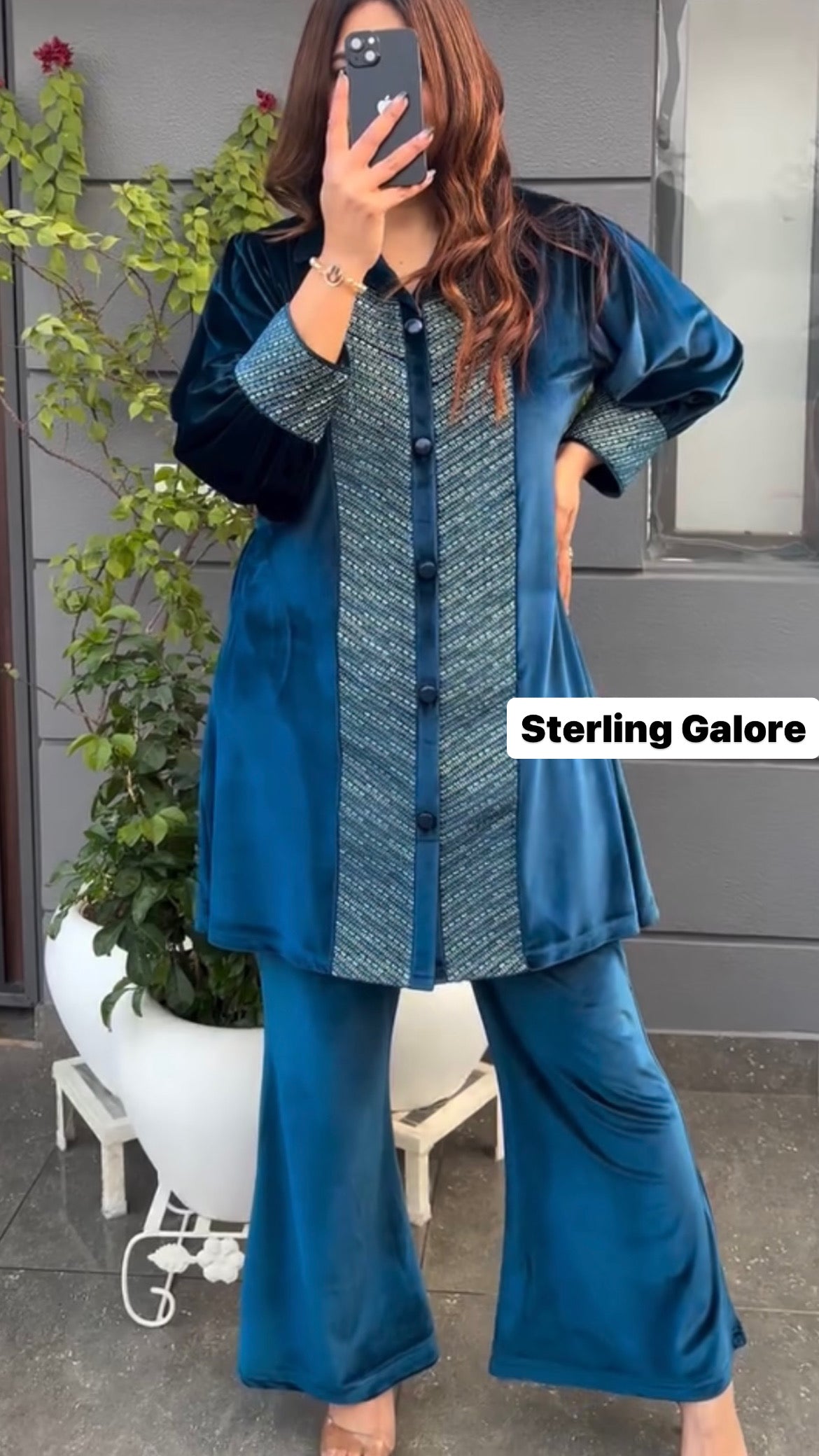 Velvet co-ord set