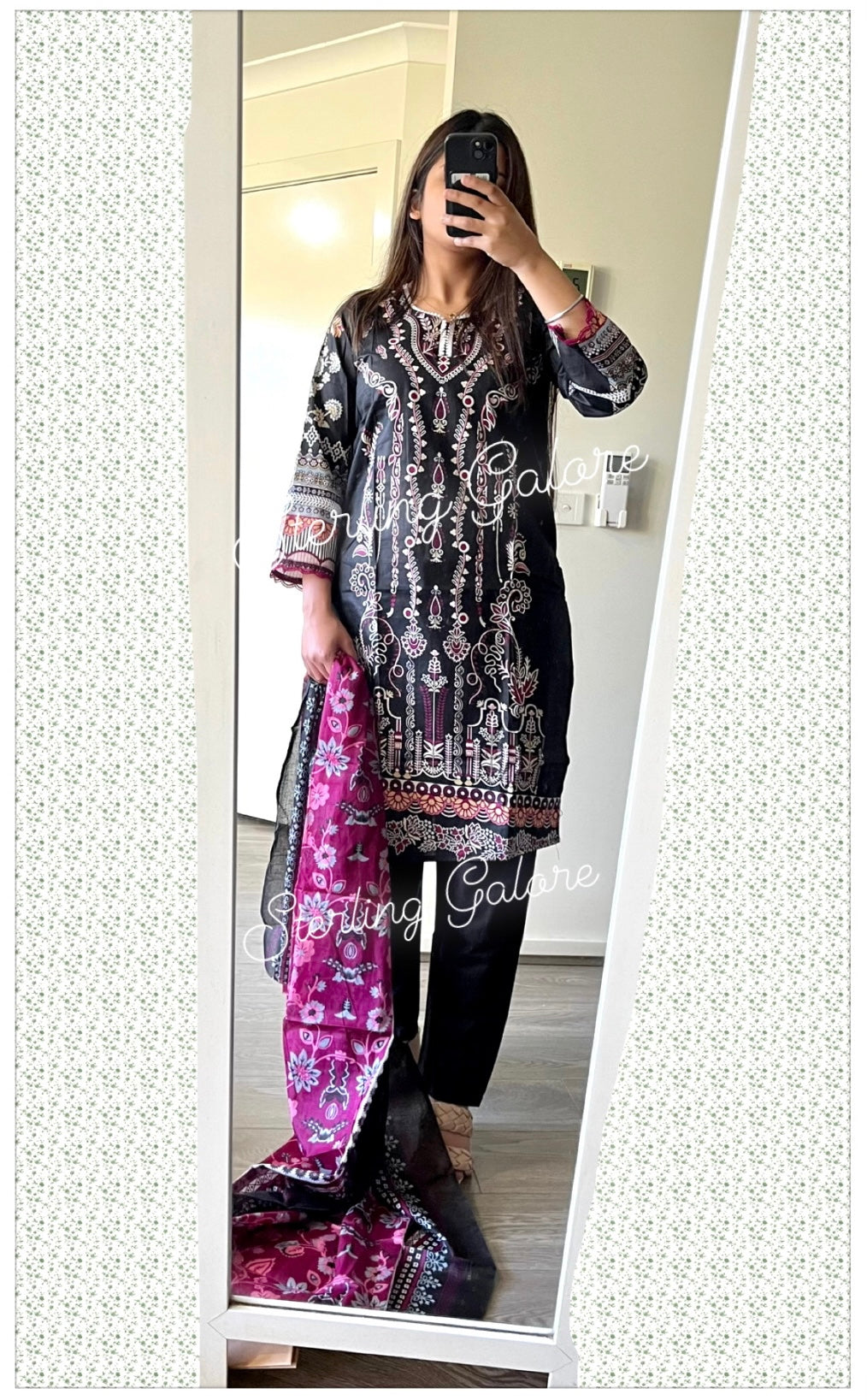 Pakistani style cotton suit