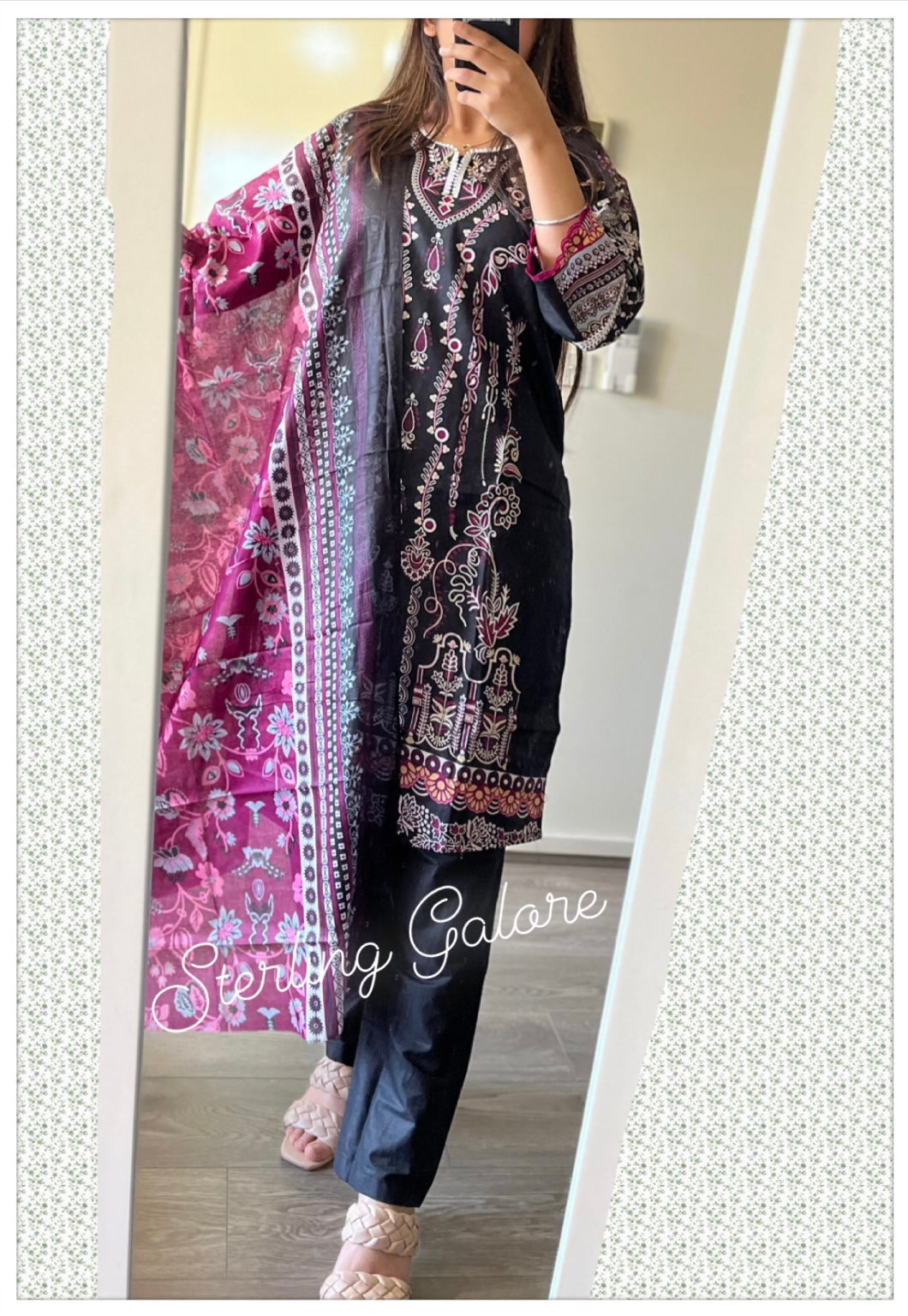 Pakistani style cotton suit