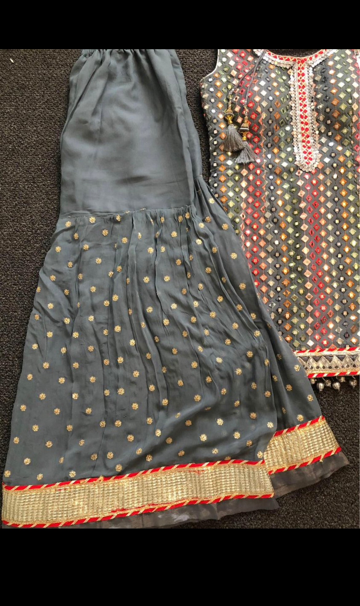 Georgette Gottapatti Suit