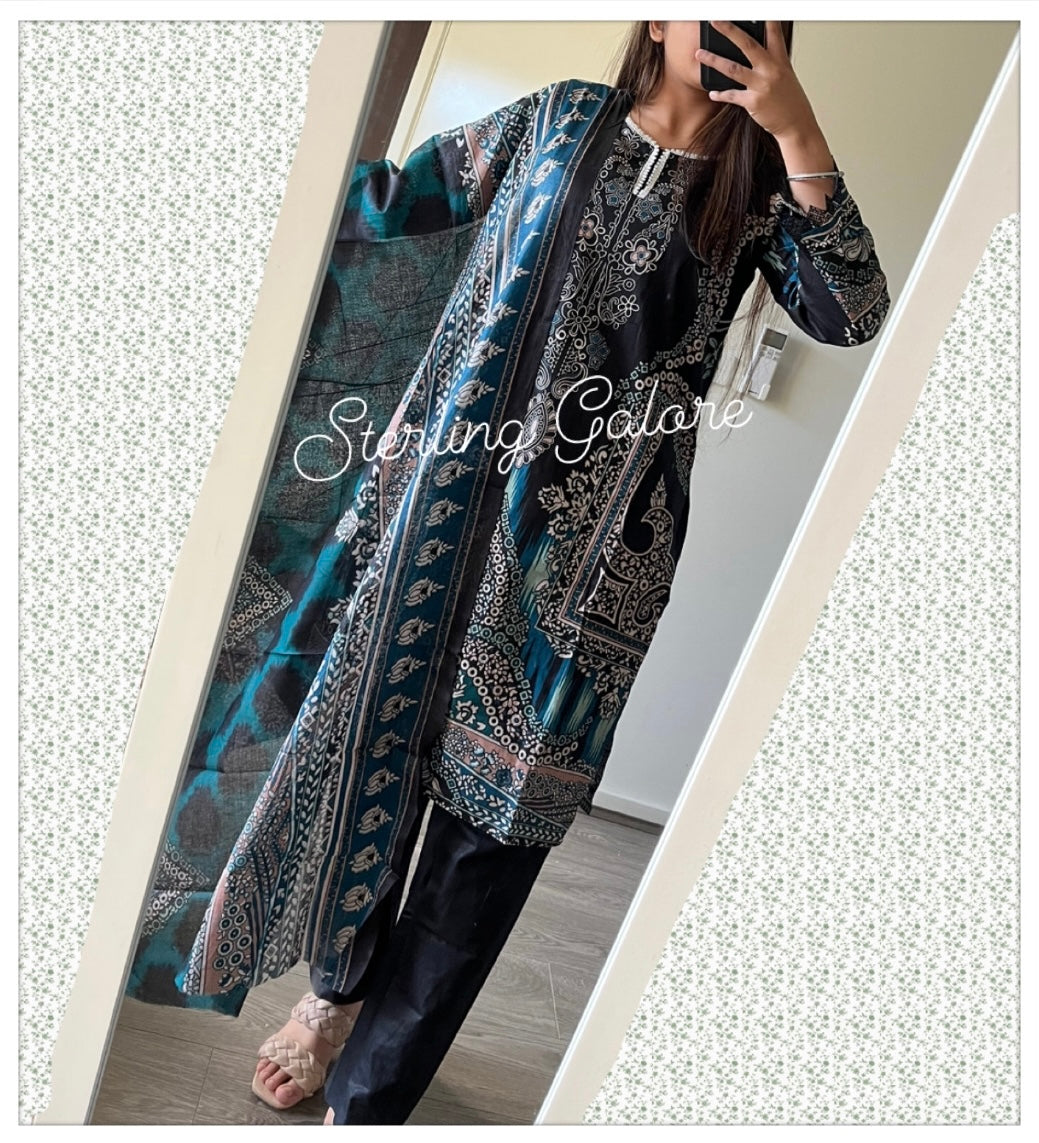 Pakistani Style cotton suit