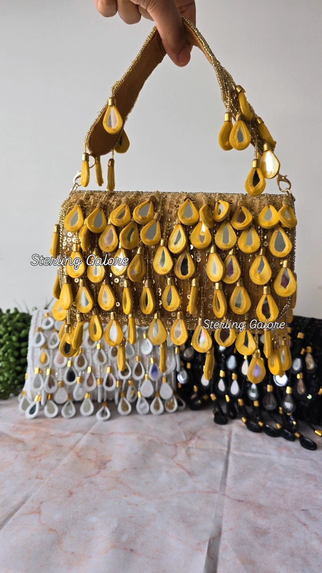 Hina Mirror Flap Bags