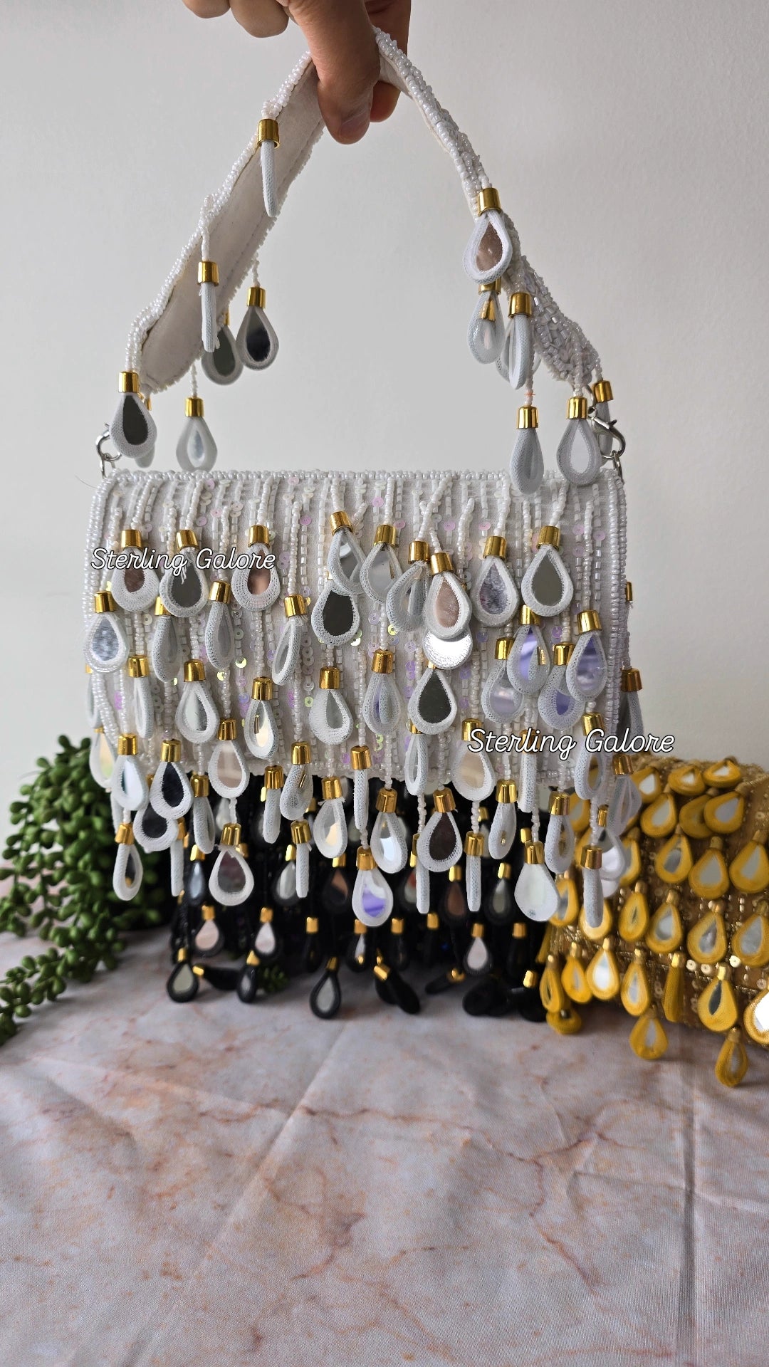 Hina Mirror Flap Bags