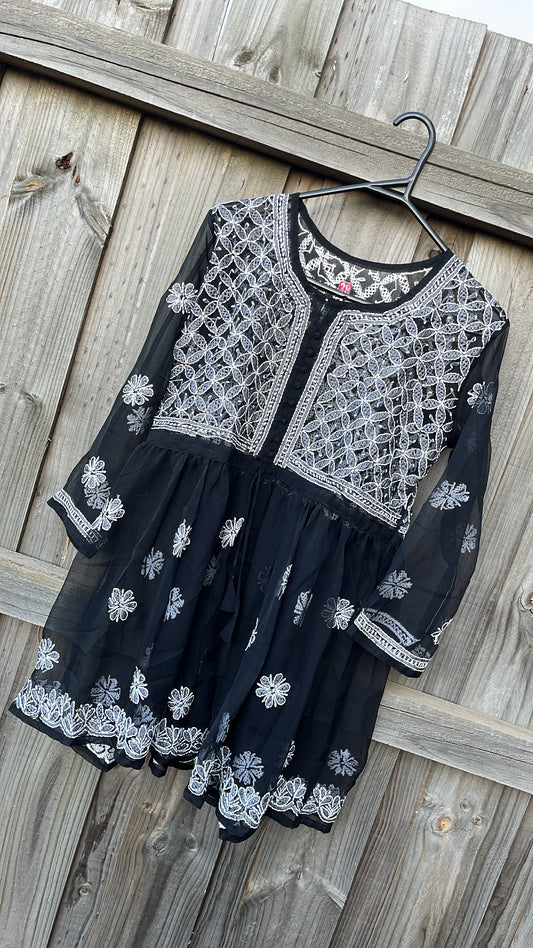 Divya Chikankari short Kurtis ( Colours available )